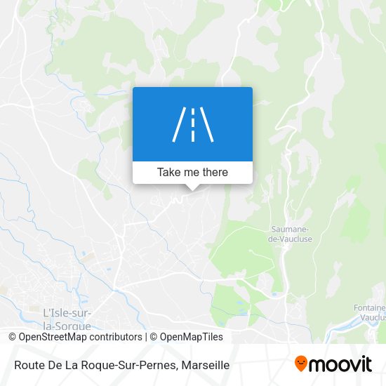 Route De La Roque-Sur-Pernes map