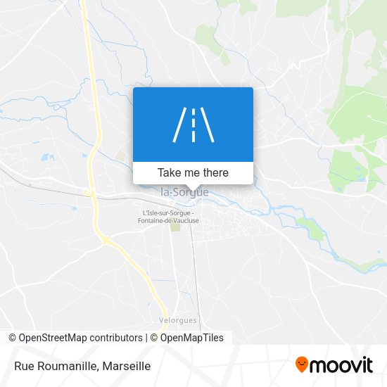 Rue Roumanille map