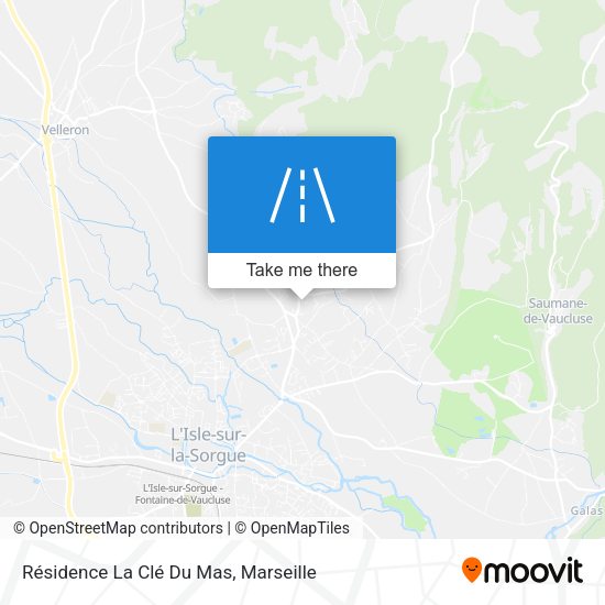 Résidence La Clé Du Mas map