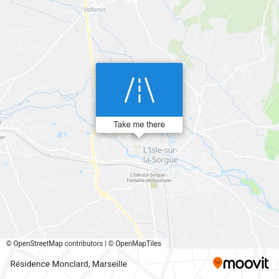 Résidence Monclard map