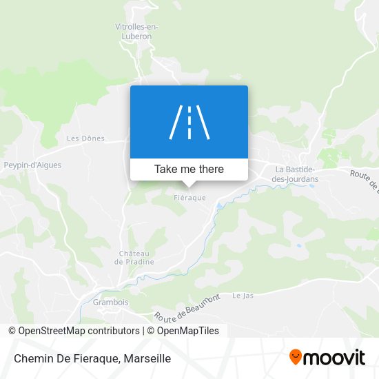Chemin De Fieraque map