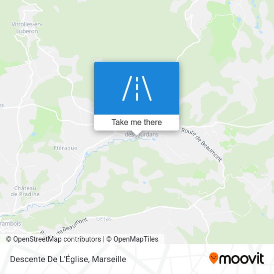 Descente De L'Église map