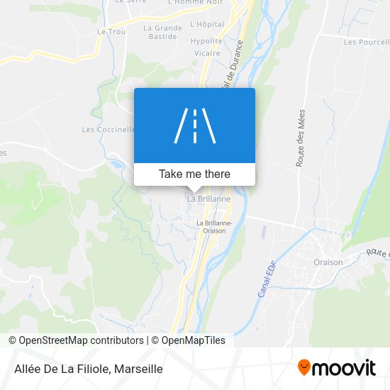 Allée De La Filiole map