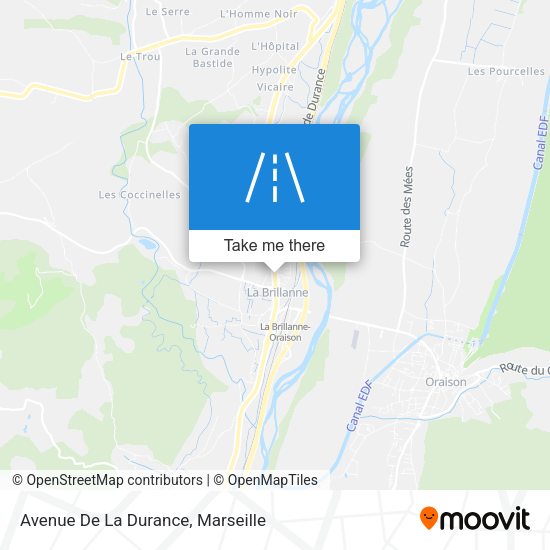Avenue De La Durance map