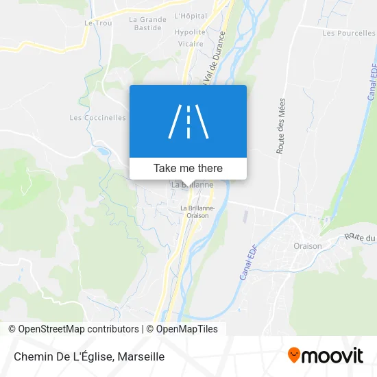 Chemin De L'Église map
