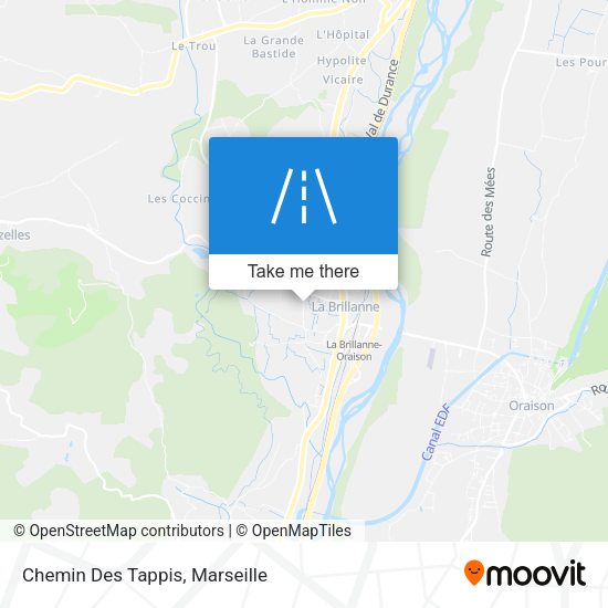Chemin Des Tappis map