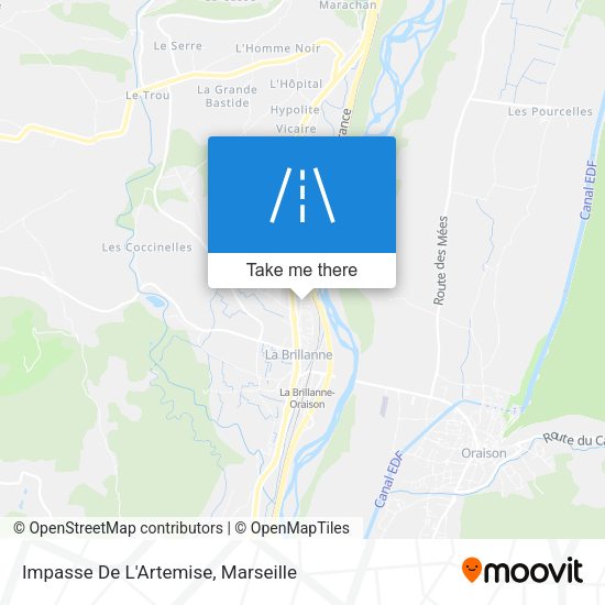 Impasse De L'Artemise map
