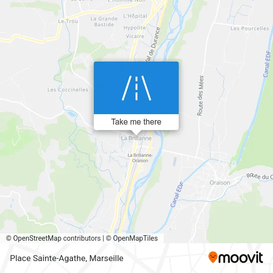 Place Sainte-Agathe map