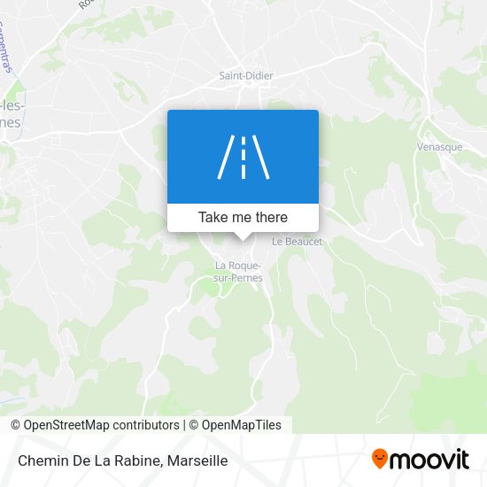 Chemin De La Rabine map