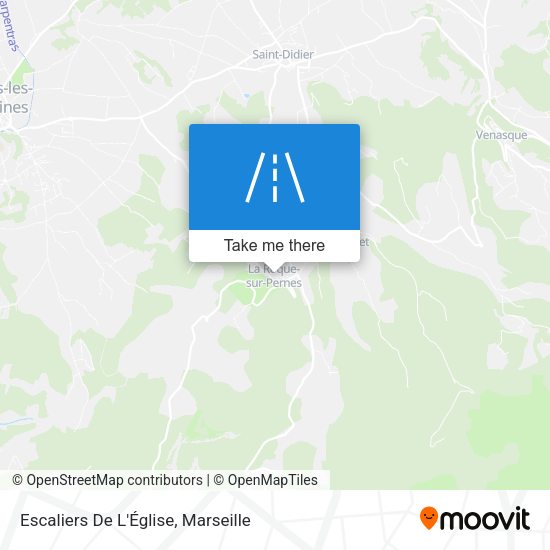 Escaliers De L'Église map