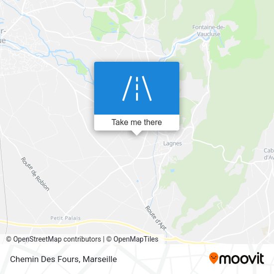 Chemin Des Fours map