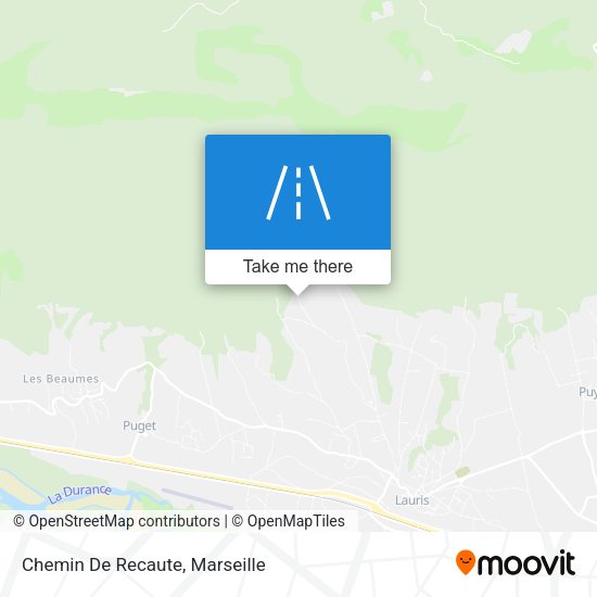 Chemin De Recaute map