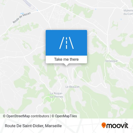 Route De Saint-Didier map