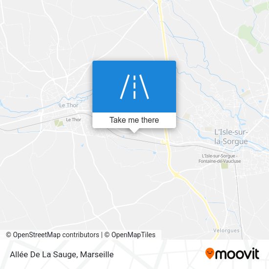 Allée De La Sauge map