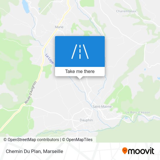 Chemin Du Plan map