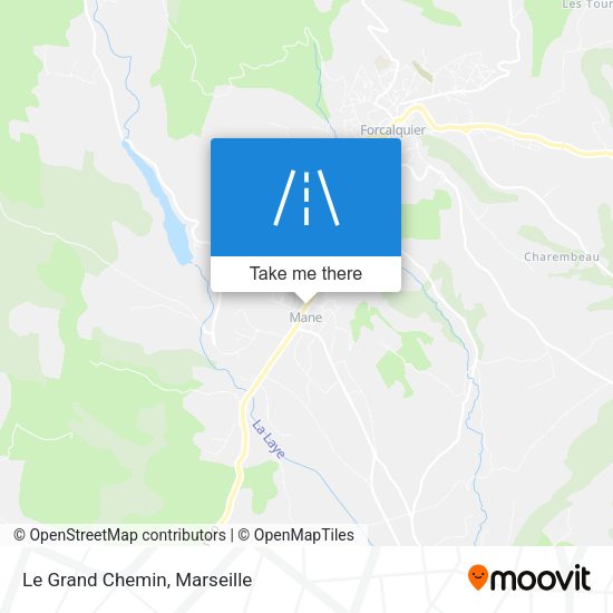 Le Grand Chemin map