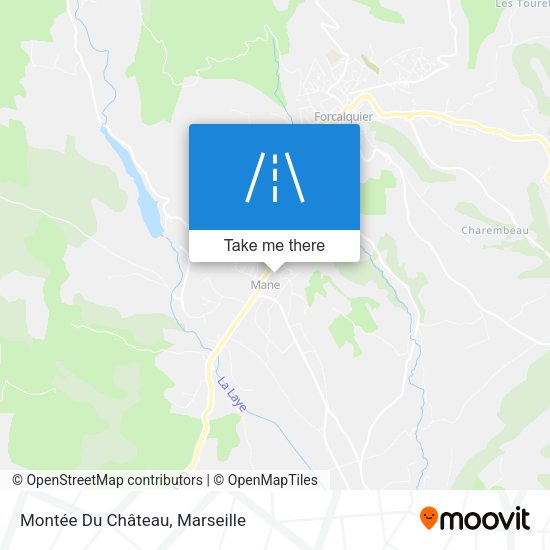 Montée Du Château map