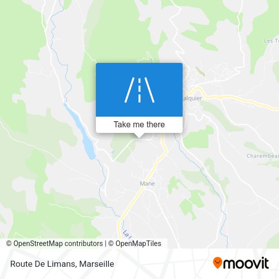 Route De Limans map