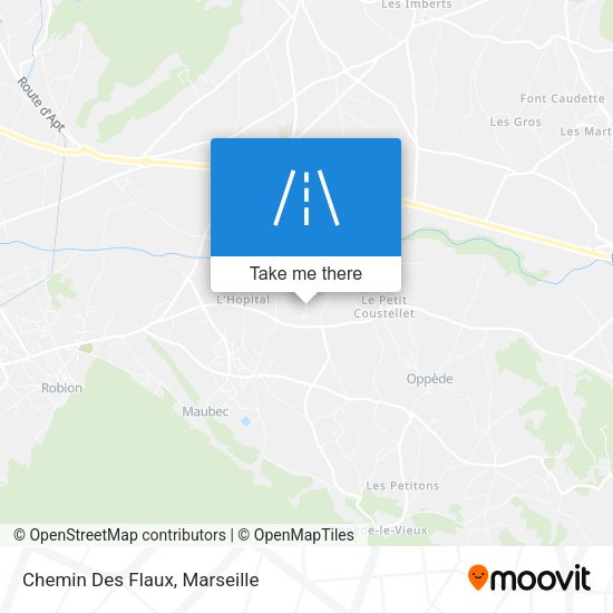 Chemin Des Flaux map