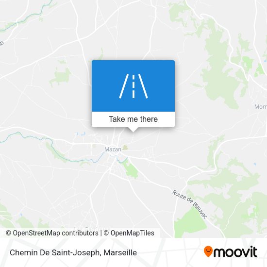 Chemin De Saint-Joseph map