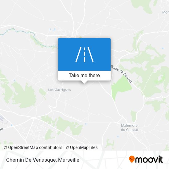 Chemin De Venasque map