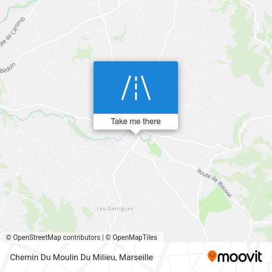 Chemin Du Moulin Du Milieu map