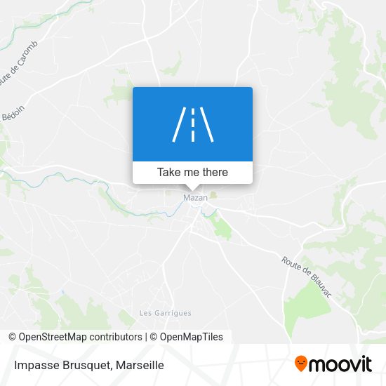 Impasse Brusquet map