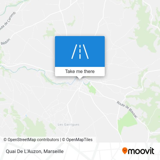 Quai De L'Auzon map