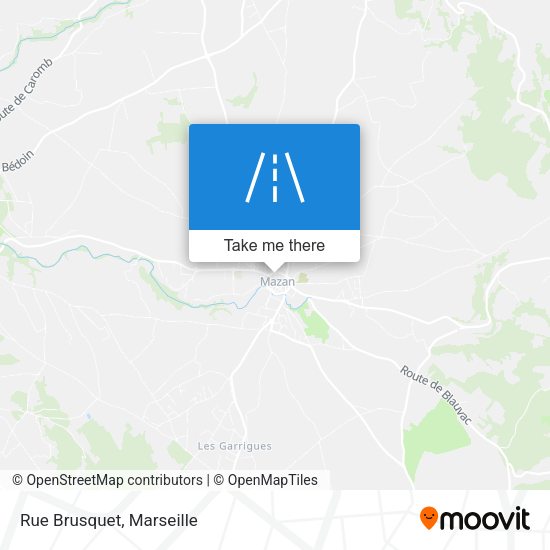 Rue Brusquet map