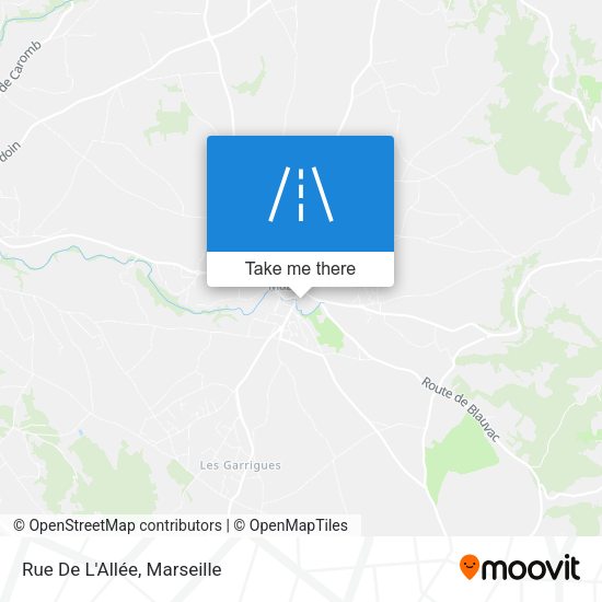 Rue De L'Allée map