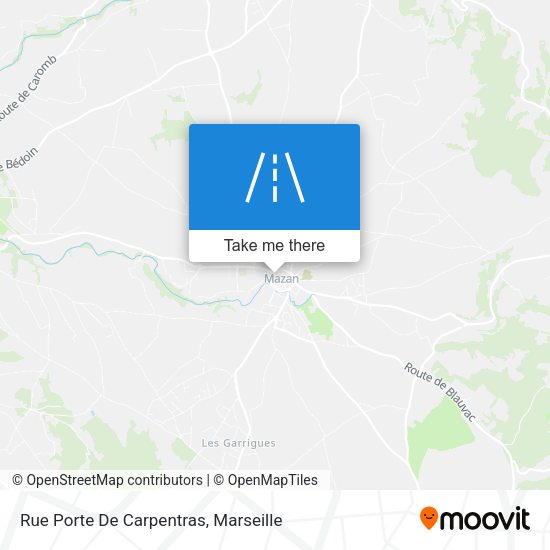 Rue Porte De Carpentras map