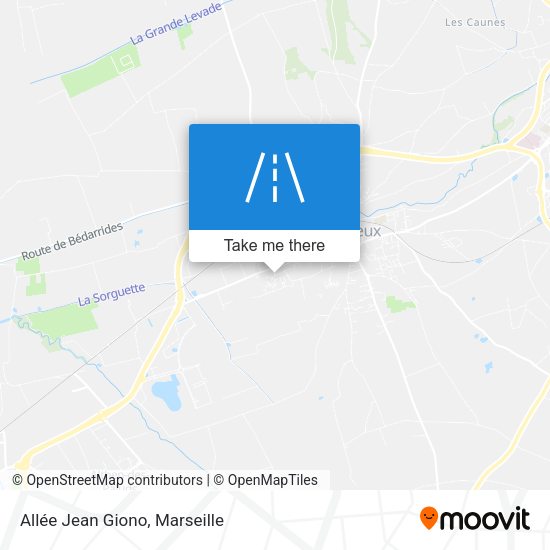 Allée Jean Giono map