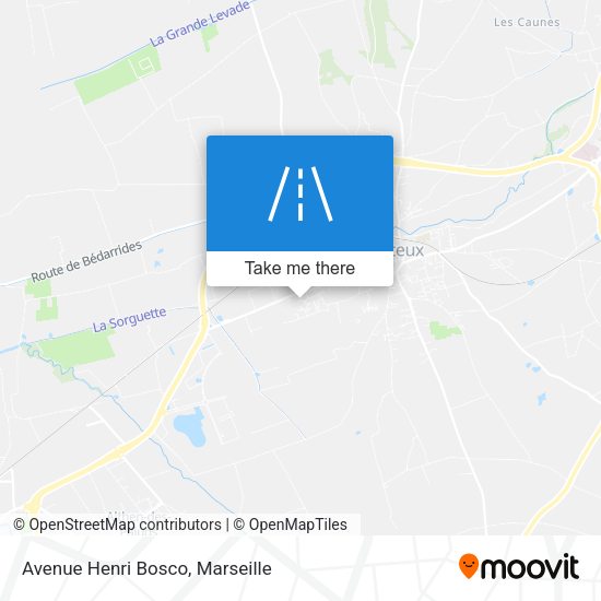 Avenue Henri Bosco map