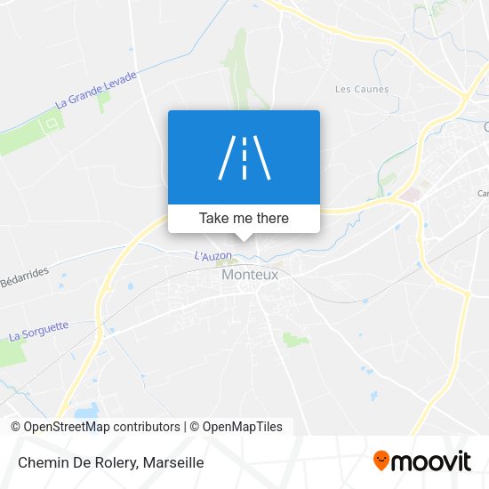 Chemin De Rolery map