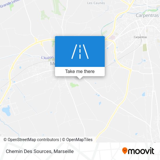 Chemin Des Sources map