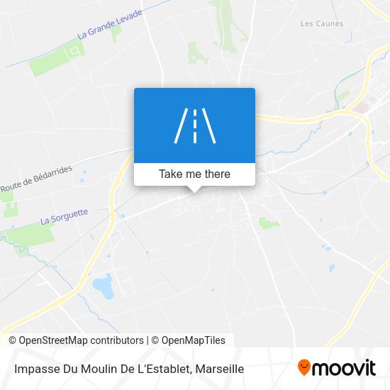 Impasse Du Moulin De L'Establet map