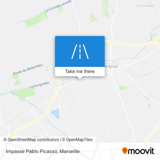 Impasse Pablo Picasso map