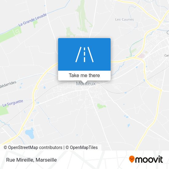 Rue Mireille map
