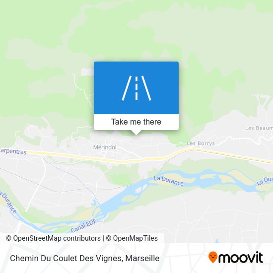 Chemin Du Coulet Des Vignes map