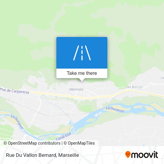 Rue Du Vallon Bemard map