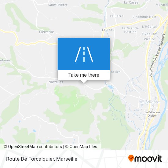 Route De Forcalquier map