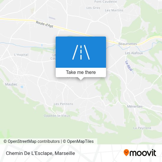 Chemin De L'Esclape map