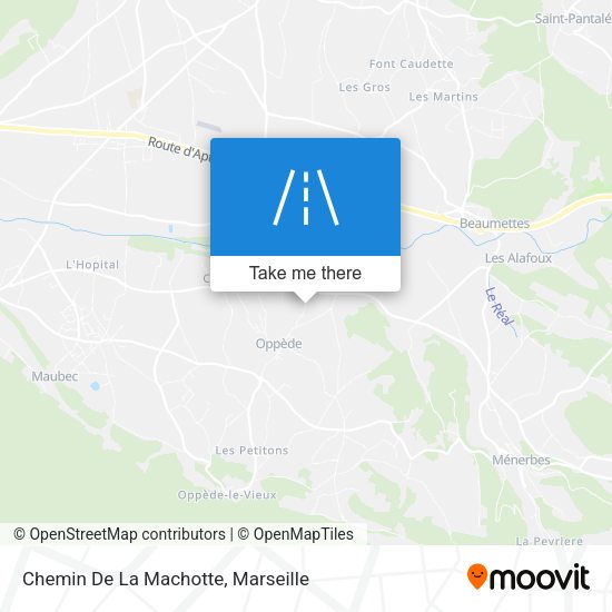 Chemin De La Machotte map