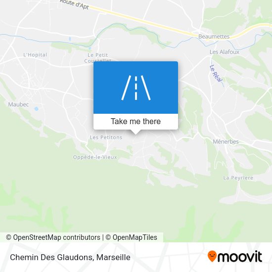 Chemin Des Glaudons map
