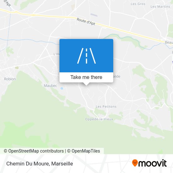 Chemin Du Moure map