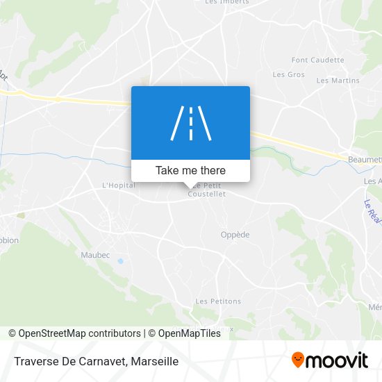 Traverse De Carnavet map