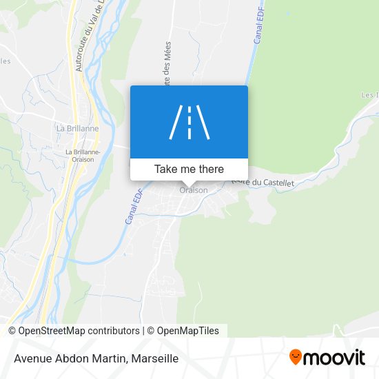 Avenue Abdon Martin map