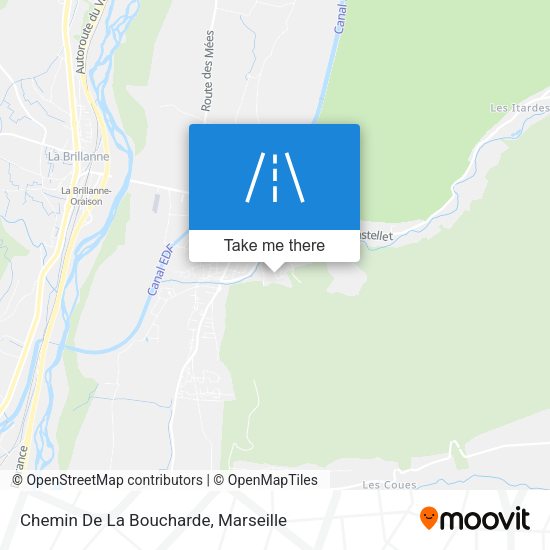 Chemin De La Boucharde map