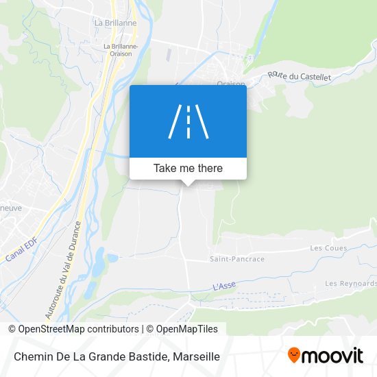 Chemin De La Grande Bastide map