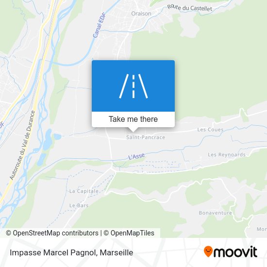 Impasse Marcel Pagnol map